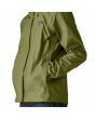 Hombre con chaqueta impermeable plegable Patagonia Torrentshell Verde Alcaparra bolsillo