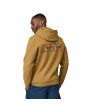 Hombre con Sudadera de capucha Patagonia Unity Fitz Uprisal Hoody Pufferish Gold Unisex