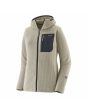 Chaqueta técnica Patagonia Women's R1 Air Full-Zip Fleece Hoody Wool White para mujer