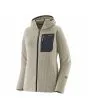 Chaqueta técnica Patagonia Women's R1 Air Full-Zip Fleece Hoody Wool White para mujer