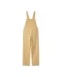 Peto Carhartt WIP W' Bib Overall Straight Bourbon Beige para mujer posterior