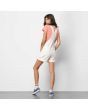 Mujer con Peto corto Vans Ground Work Blanco posterior