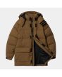 Chaqueta Parka Carhartt WIP Milter Jacket Tamarind para hombre interior