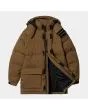 Chaqueta Parka Carhartt WIP Milter Jacket Tamarind para hombre interior
