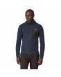 Hombre con Chaqueta Polar Patagonia M's R1 Air Full-Zip Hoody Azul Marino