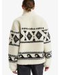 Mujer con Jersey Polar con cremallera parcial Roxy Treasure Soul Egret Blanco posterior