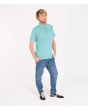 Hombre con polo de manga corta Hurley Ace Vista Aura Green derecha