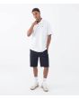 Hombre con Polo de manga corta Hurley Icon Slub Blanco ajuste