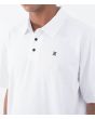 Hombre con Polo de manga corta Hurley Icon Slub Blanco logo icon