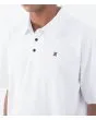 Hombre con Polo de manga corta Hurley Icon Slub Blanco logo icon