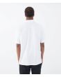 Hombre con Polo de manga corta Hurley Icon Slub Blanco posterior