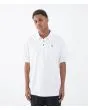 Hombre con Polo de manga corta Hurley Icon Slub Blanco 