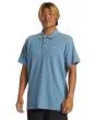 Hombre con polo de manga corta Quiksilver DNA Azul lateral