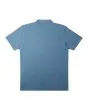 Polo orgánico de manga corta Quiksilver DNA Azul para hombre posterior