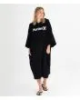 Mujer con Poncho de Surf Hurley One & Only negro Unisex