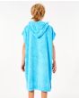Toalla de playa con capucha Rip Curl Hooded Towel azul para chico espalda