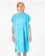 Toalla de playa con capucha Rip Curl Hooded Towel azul para chico