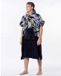 Poncho Rip Curl Hopper negro lateral 