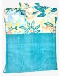 Poncho - Toalla para Surf Quiksilver Hoody Towel Birch azul floral para hombre posterior
