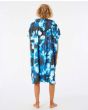 Hombre con Poncho Surf Rip Curl Mix Up Printed Hooded Towel Azul Pacífico posterior