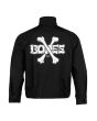 Cazadora ligera Powell Peralta Cross Bones Negra para hombre posterior con cuello alzado