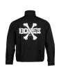 Cazadora ligera Powell Peralta Cross Bones Negra para hombre posterior con cuello alzado