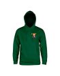Frontal de sudadera con capucha Powell Peralta Verde con logo Ripper en el pecho
