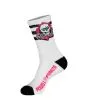 Calcetines Powell Peralta Ripper Stripes blanco negro rosa para hombre