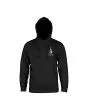 Powell Peralta sudadera de capucha Skull & Sword negra skate streetwear gráfico delantero