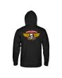 Powell Peralta sudadera de capucha Winged Ripper negra gráfico posterior