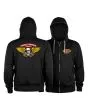 Sudadera con capucha y cremallera Powell Peralta WInged Ripper Negra Unisex