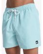 Hombre con Bañador Quiksilver Everyday Deluxe Volley 15 Aqua azul cintura elástica