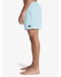 Hombre con Bañador Quiksilver Everyday Deluxe Volley 15 Aqua azul lateral