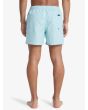 Hombre con Bañador Quiksilver Everyday Deluxe Volley 15 Aqua azul posterior
