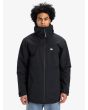 Hombre con Chaqueta Parka Quiksilver Overcast 3K Negra 