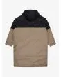 Chubasquero tipo poncho cambiador Quiksilver Youth Full Rig Poncho Negro y Beige para niño 8-16 años posterior