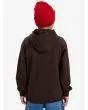 Niño con sudadera de capucha Quiksilver Youth Omni Logo Marrón posterior