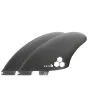 Quillas para tabla de surf FCS II Channel Islands Keel Performance Glass LargeTwin Fins Talla XL en color gris