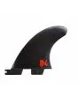 Quillas para tabla de surf FCS II H4 Quad Rear Fins Smoke Medium frontal