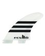 Quillas para tabla de surf FCS II Julian WIlson Performance Core Tri-FIns blancas y negras talla L