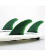 Quillas para tabla de surf FCS II Carver Neo Glass Eco Tri-Fins Sage Large Set Up