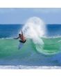 Mick Fanning surfeando con juego de quillas GFF Medium FCS II Smoke/White Tri-Fins