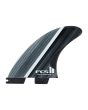 Quillas FCS II Mick Fanning GFF Large color Smoke-White Tri-Fins