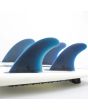 Quillas para tabla de surf FCS II Performer Neo Glass Eco Tri-Quad Fins Pacific Medium Quad Set Up