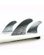 Quillas para tabla de surf FCS II Wade Tokoro Performance Core negras Medium Thruster Set Up