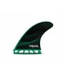 Quillas para tabla de Surf Futures F6 RTM Honeycomb Legacy Series Verdes Tri-FIns Talla M