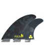 Quillas FCS II Al Merrick Pro Performance Glass Large Black Acid frontal