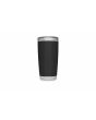 Vaso Termo de campamento YETI Rambler 20oz Tumbler negro posterior