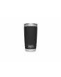 Vaso Termo de campamento YETI Rambler 20oz Tumbler negro frontal