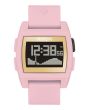 Reloj de mareas Nixon Base Tide rosa frontal